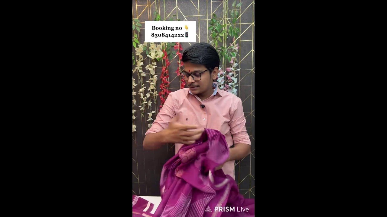 💖Karbharin Sarees Se Raj Bhaiya Aa gaye hai Live 💖 Booking no 8308414222📱✅| | #paithani # saree