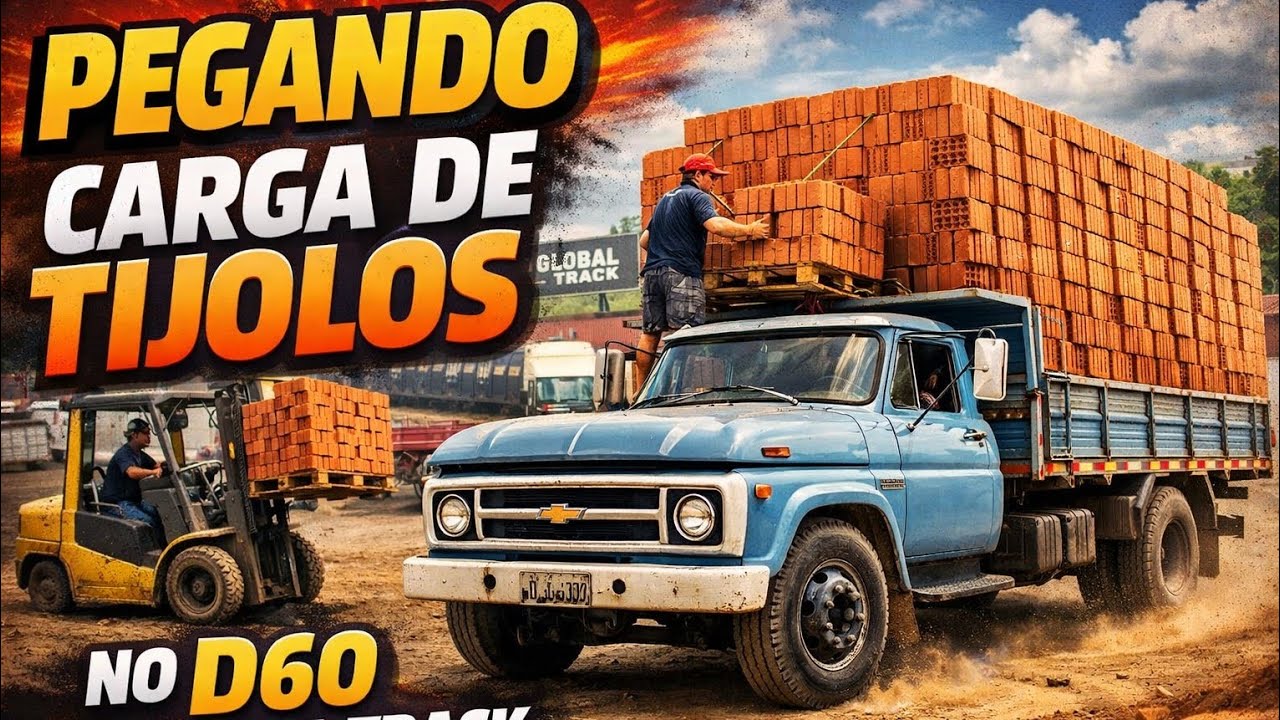 CARREGANDO TIJOLOS NO D60! 🚚💨 | GLOBAL TRACK