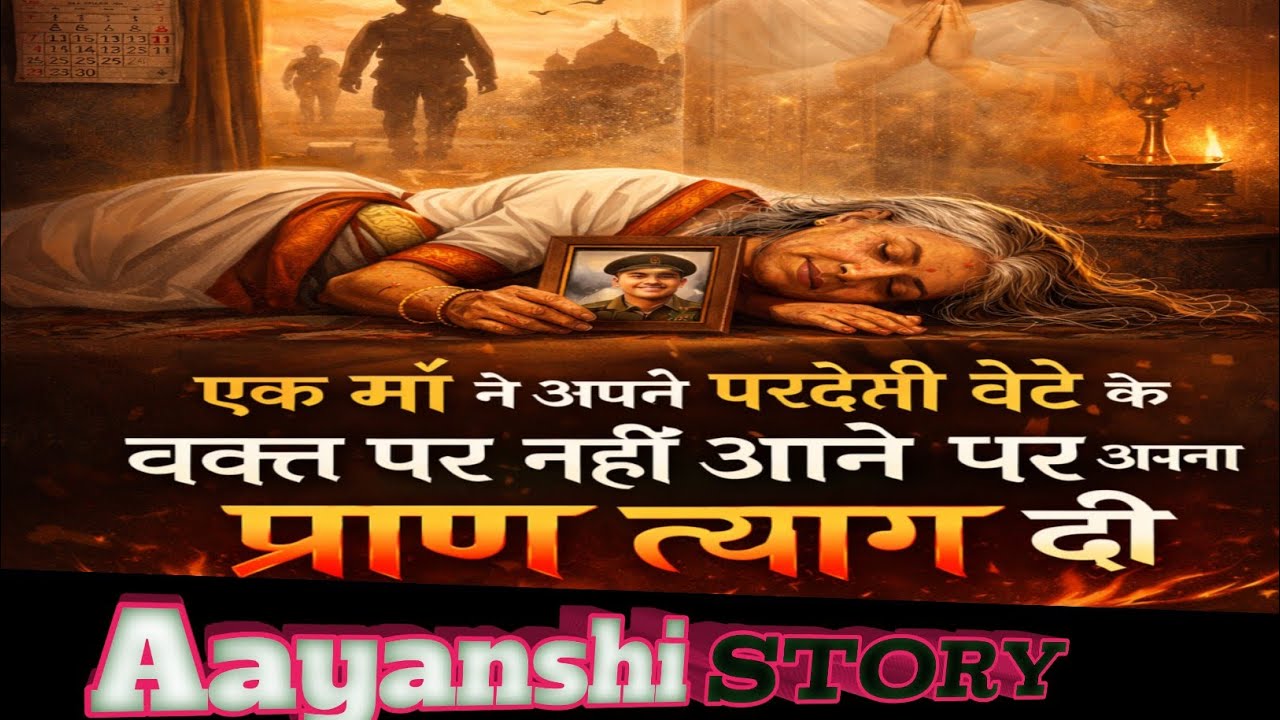 😢 माँ की ममता और बेटा का दर्द | Emotional Hindi Story | Aayanshi Story #kahani #story #hindistories