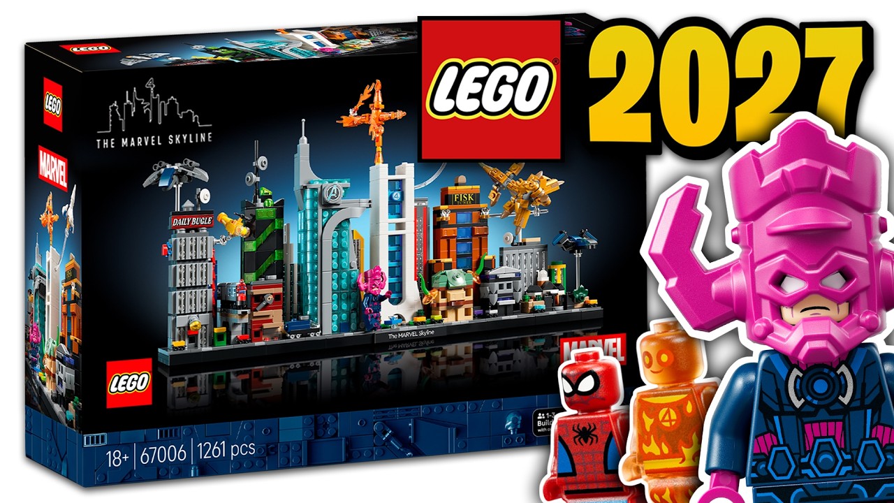 Официальный анонс набора LEGO Marvel Skyline 2027