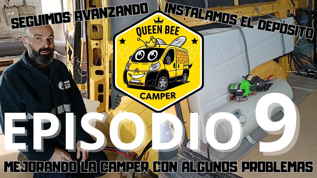 PROYECTO CAMPER. INSTALACION DEPOSITO AGUAS GRISES. ⁨@QUEENBEECAMPER