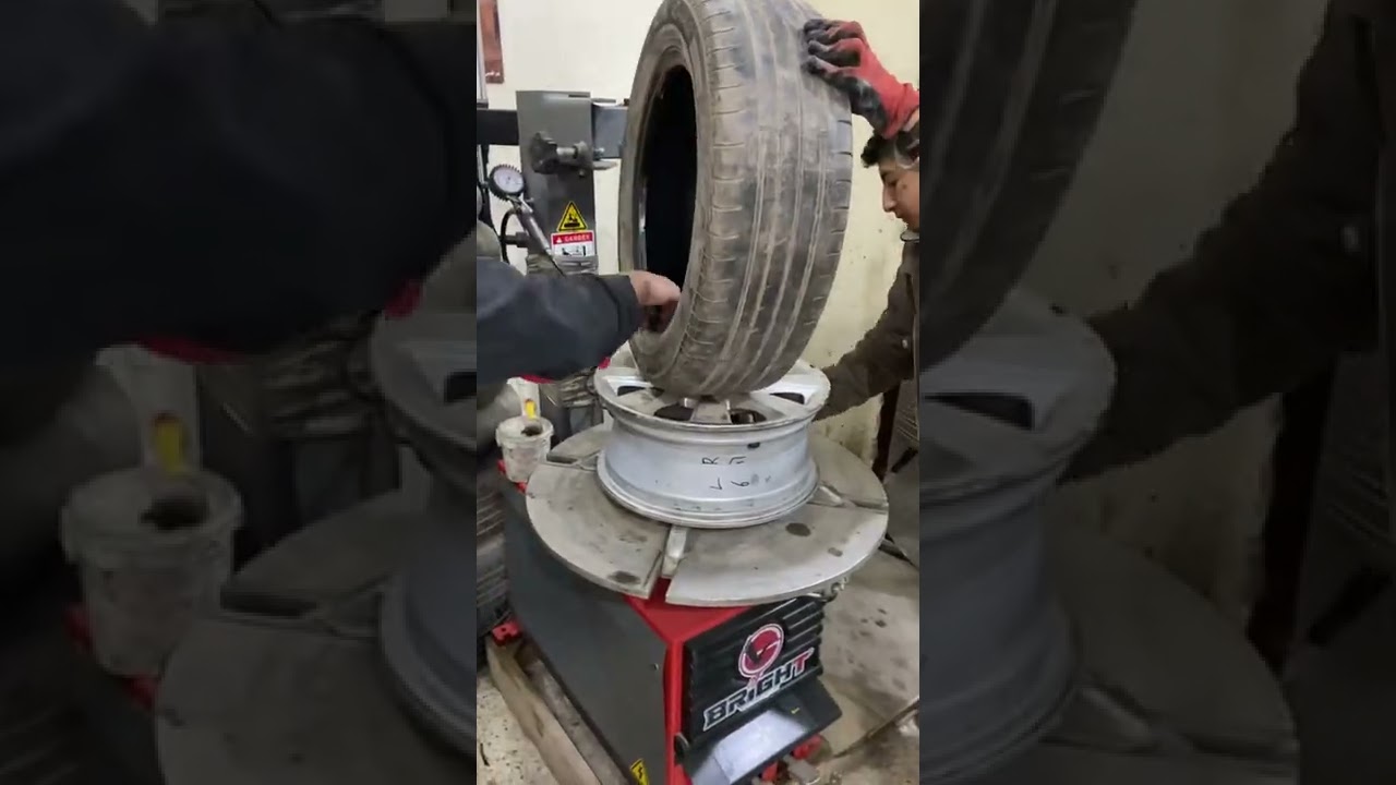 تعليم فك وتركيب اطارات السيارات بالماكينة باسلوب سهل واحترافي ((شركة الغريب ))01007308941