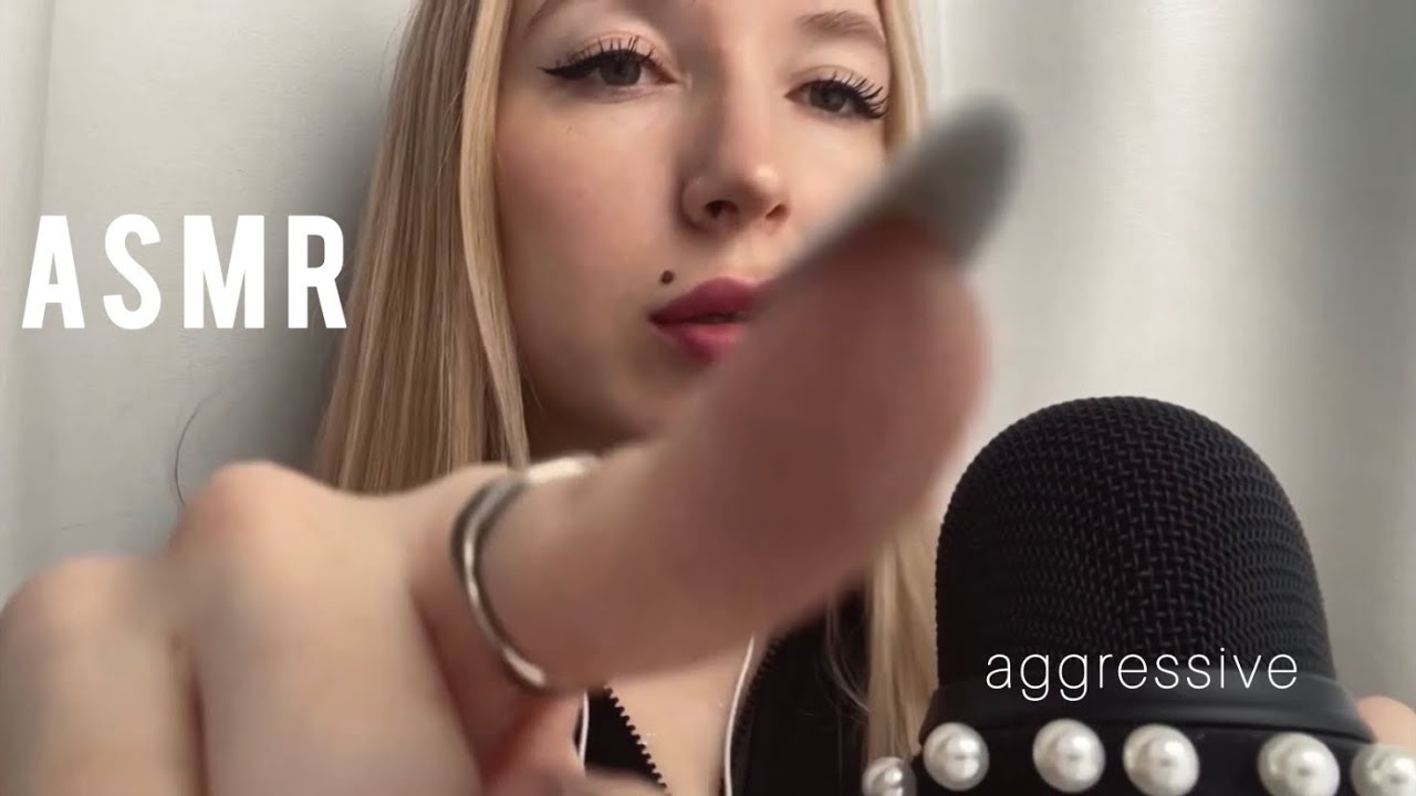 🧨Быстрый агрессивный АСМР таппинг, скретчинг по предметам тк-тк| FAST&AGGRESSIVE ASMR