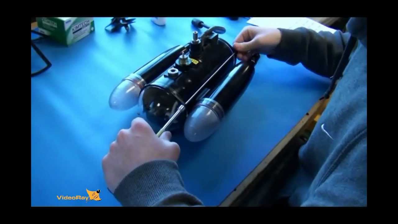VideoRay ROV How-To Video - Opening the ROVs Main Hull