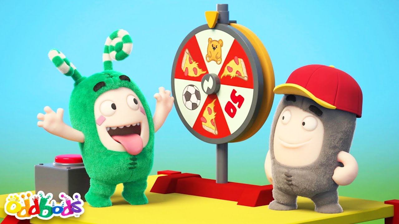 Hindernisparcours: Zee rennt für Pizza! |  Oddbods Deutsch | Lustige Cartoons für Kinder