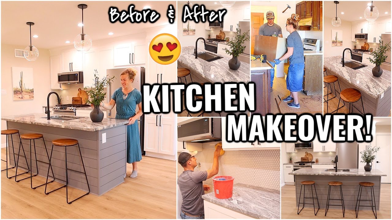 COMPLETE KITCHEN MAKEOVER!!😍 EXTREME KITCHEN REMODEL | HOUSE TO HOME Little Brick House Episode 14