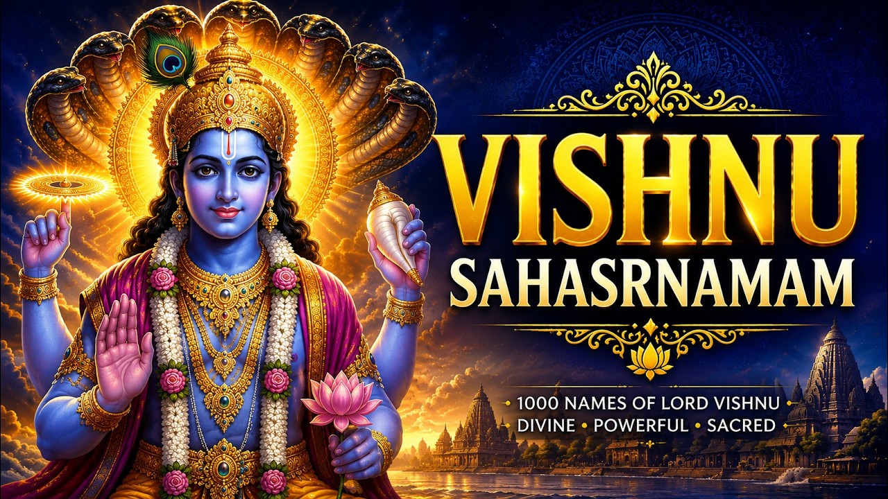 Vishnu Sahasranamam Full | Lord Vishnu Mantra | Bhakti Songs | Shemaroo Bhakti