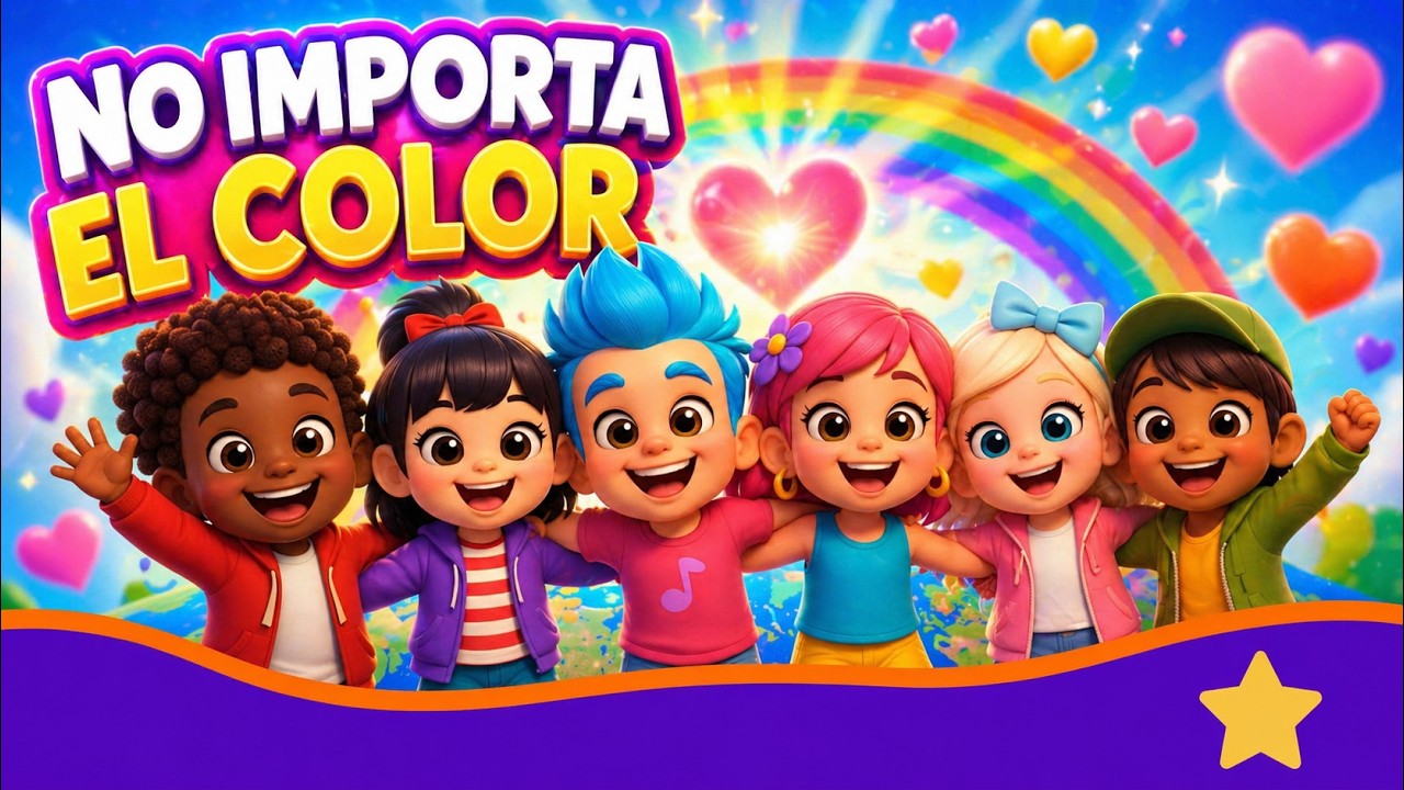 No Importa El Color - NO a la discriminación - CANTA BONITO Kids
