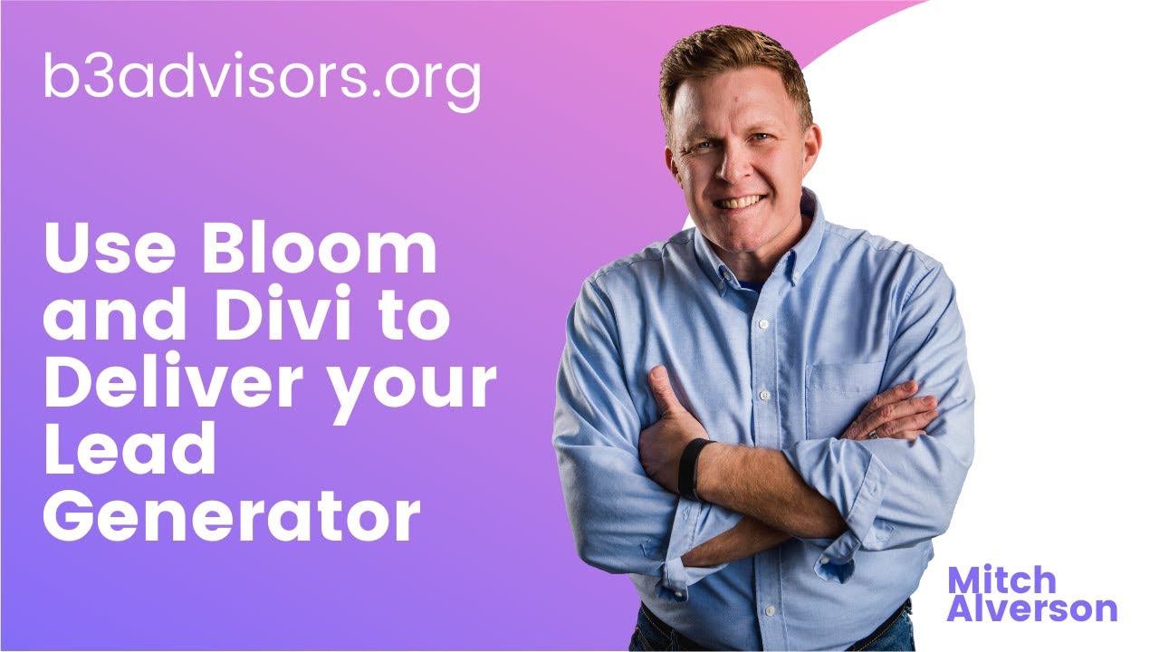 Using Divi Bloom to Create a Pop Up That Delivers Your Lead Generator
