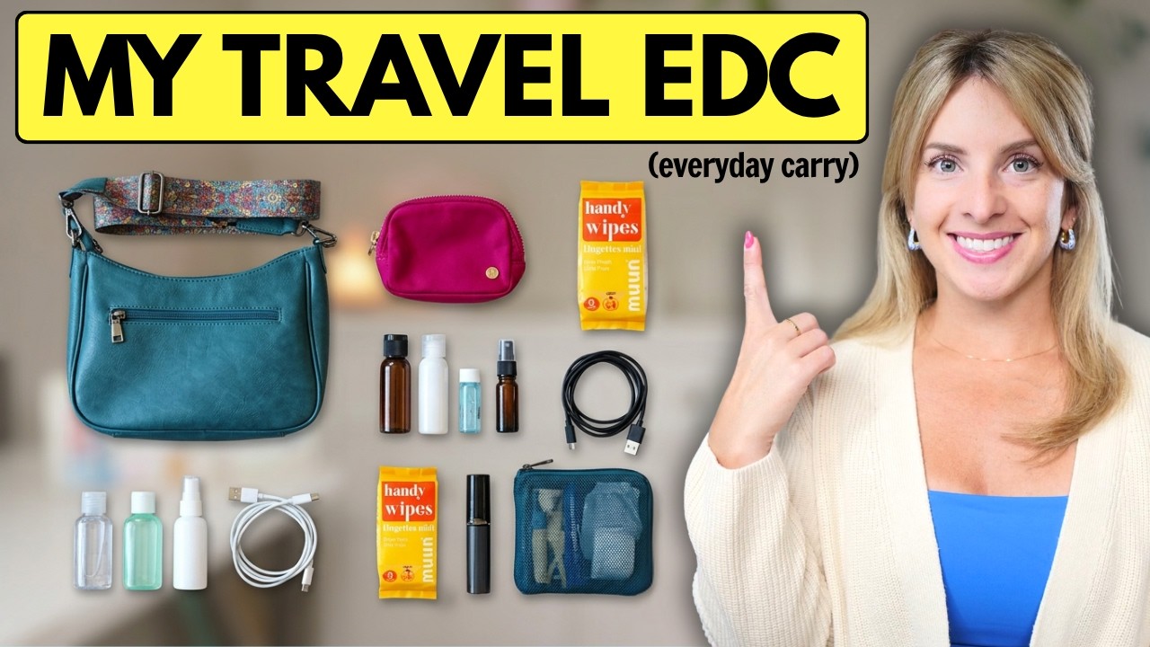 Travel Day Bag Essentials - What I Pack With Me for Sightseeing