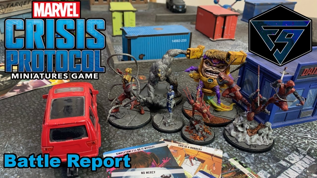 Marvel Crisis Protocol Battle Report [109] Criminal Syndicate VS Defenders