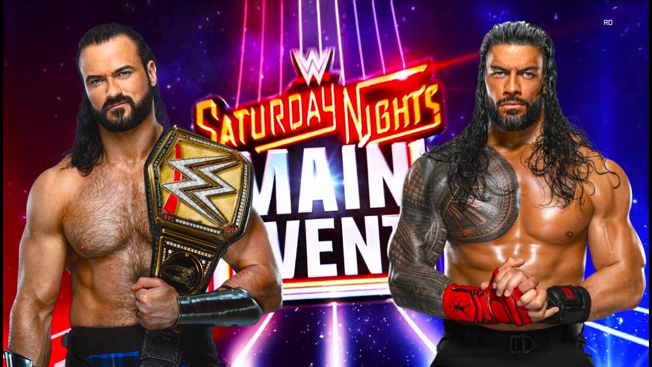 WWE 2K25 Дрю Макинтайр против Романа Рейнса