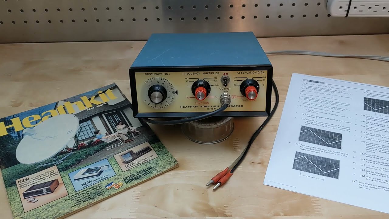 The Heathkit IG-1271 Function Generator