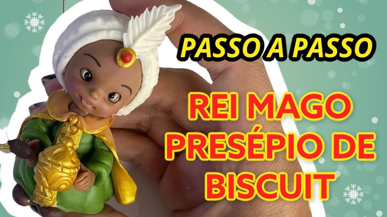 Presépio de Biscuit - Rei Mago - Passo a Passo