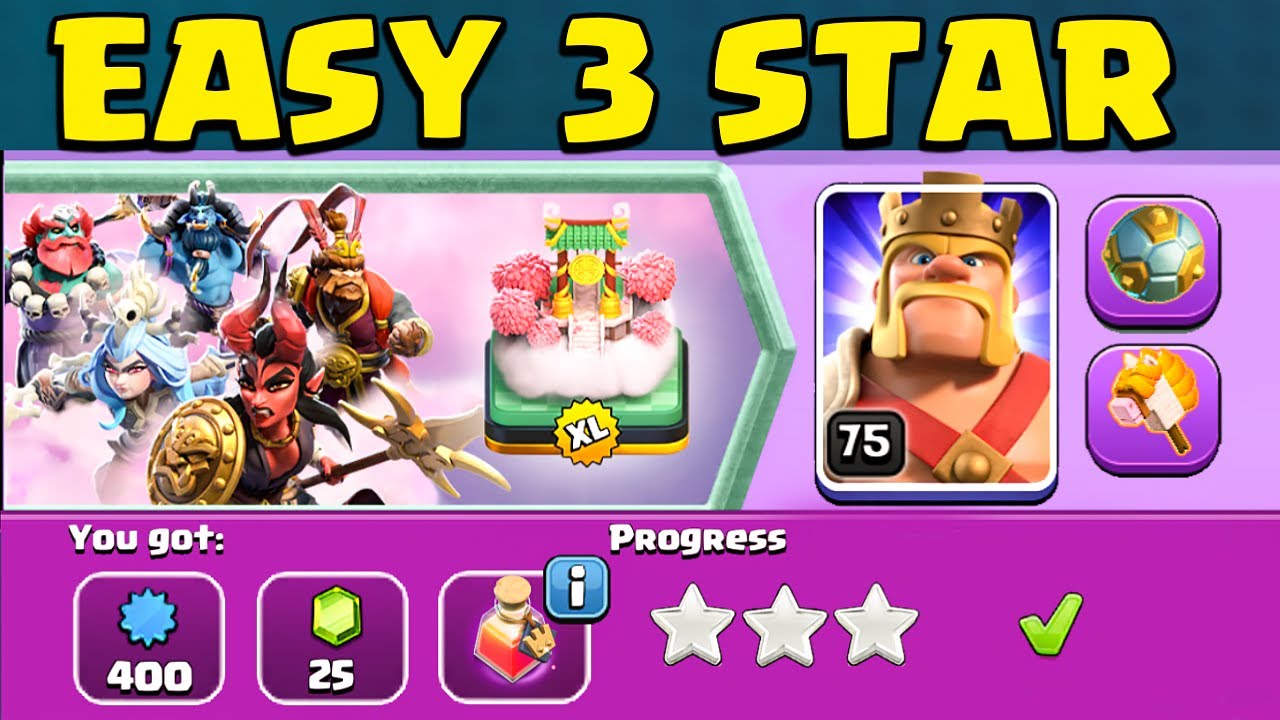 How To 3 Star Cloud Contest Challenge.(Clash of Clans)