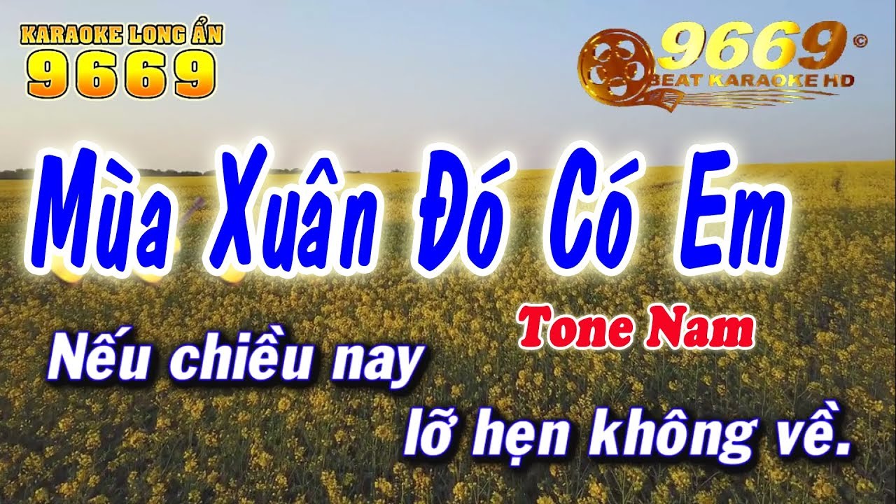 Karaoke Mùa Xuân Đó Có Em - Tone Nam | Nhạc sống KLA | LA STUDIO - Karaoke 9669