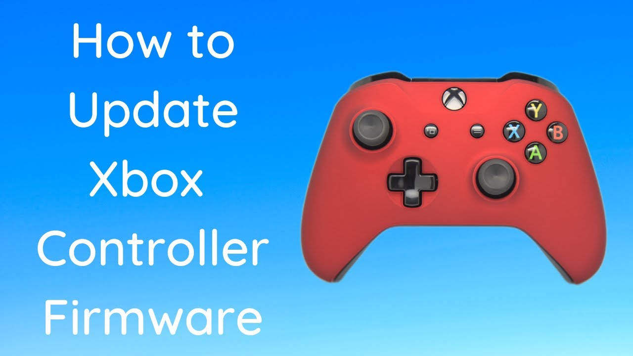 How to Update Xbox Controller Firmware