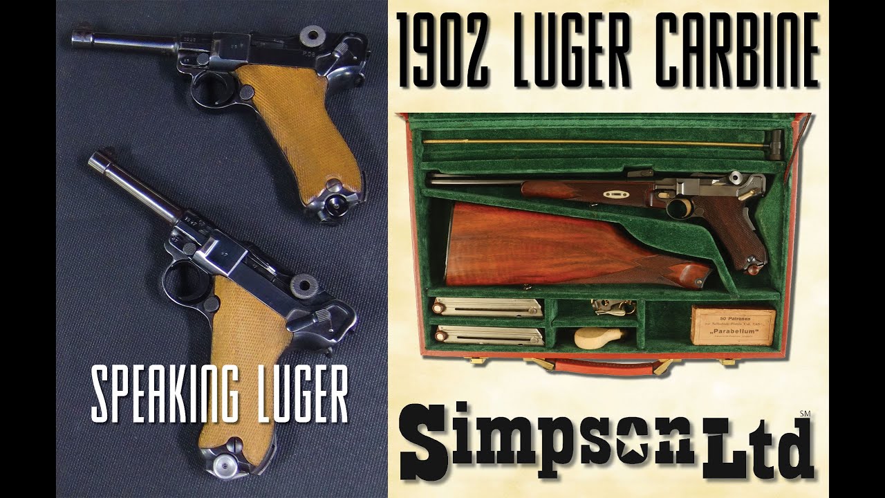 1902 Luger Carbine #luger #collectorfirearms #carbine