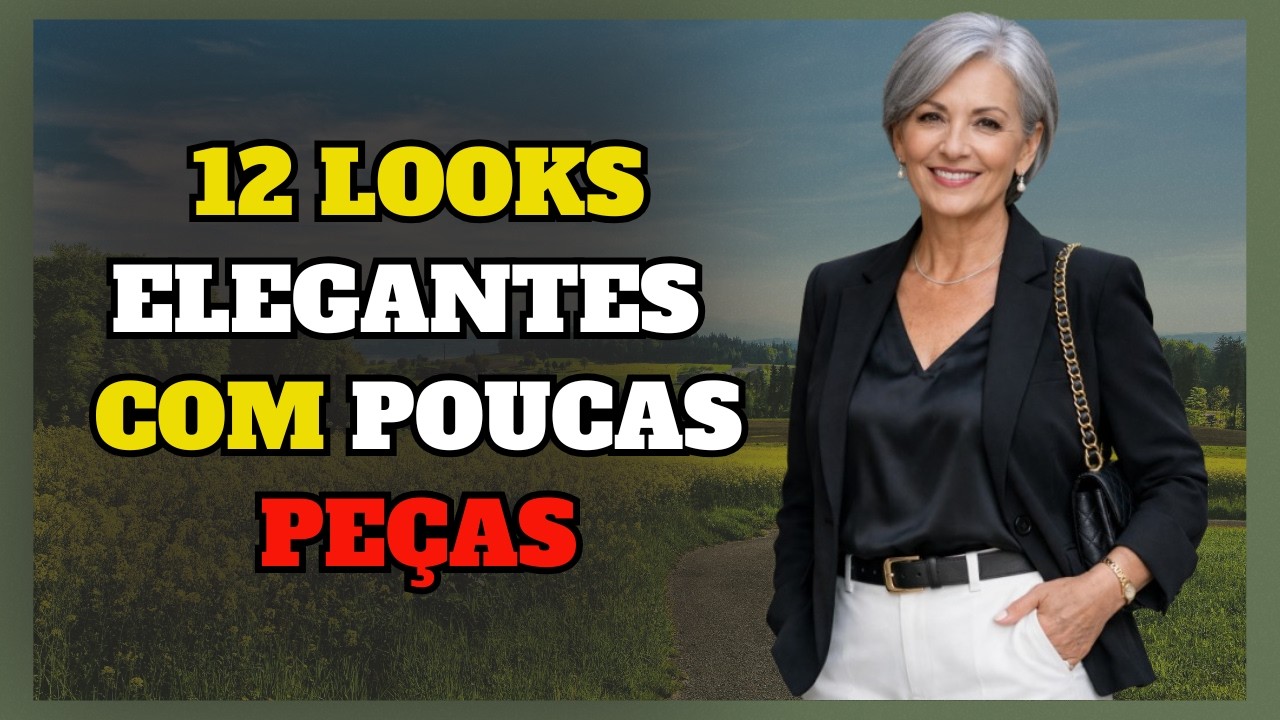 12 Looks Indispensáveis Para Mulheres Maduras: Elegância em Qualquer Ocasião