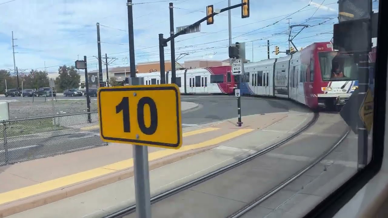 UTA TRAX Green Line Light Rail West Valley Central Station to Airport Station 10/12-13/25