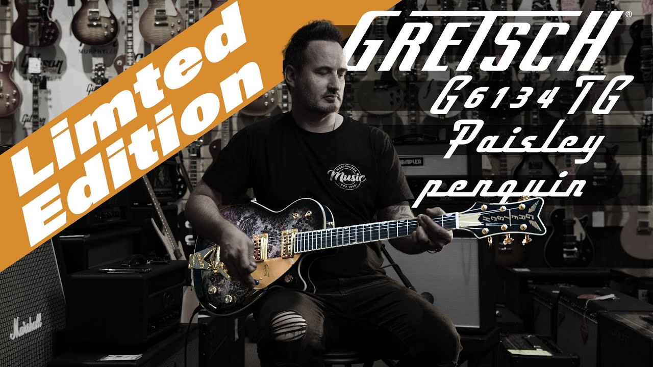 Gretsch G6134TG Limited Edition Black Paisley Penguin Review | Mooloolaba Music