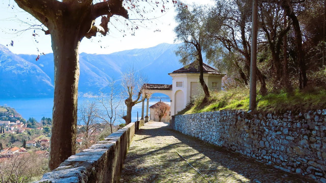 Sacro Monte di Ossuccio - passeggiata panoramica sul Lago di Como.