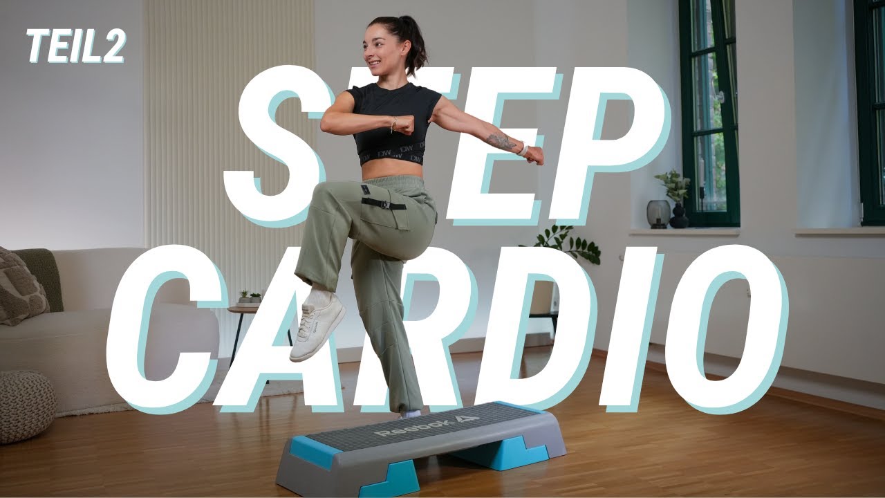 Step Aerobic für Einsteiger Teil 2| keine Choreo | Step Cardio | Beginner Step Training  14 Min.