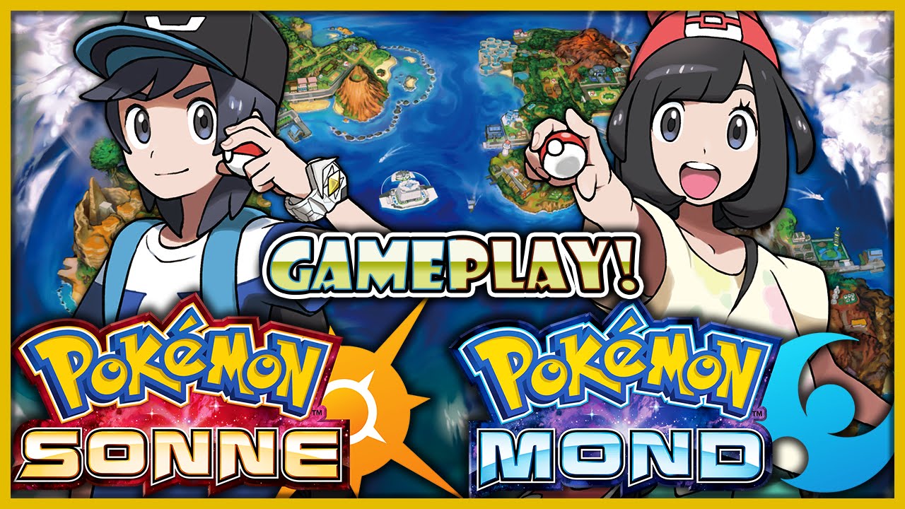 ERSTES GAMEPLAY ZU POK&eacute;MON SONNE UND MOND! [Deutsch/German]