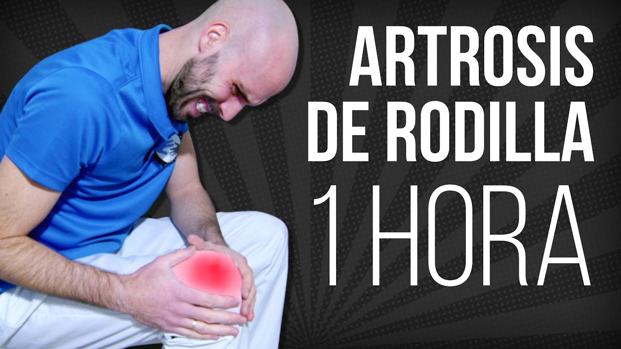 ARTROSIS DE RODILLA rutina de EJERCICIOS de 1 HORA en casa