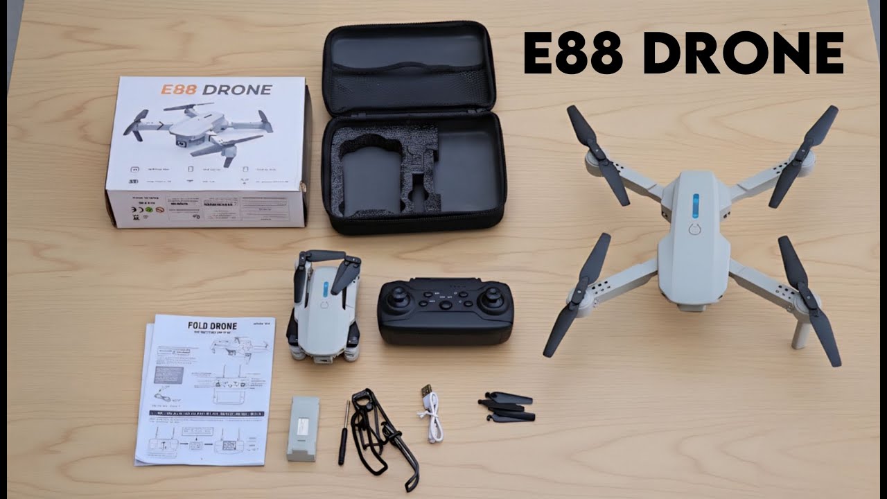 E88 Drone Unboxing & First Look | Best Budget Drone 2025 | E88 Drone Full Review & Flight Test