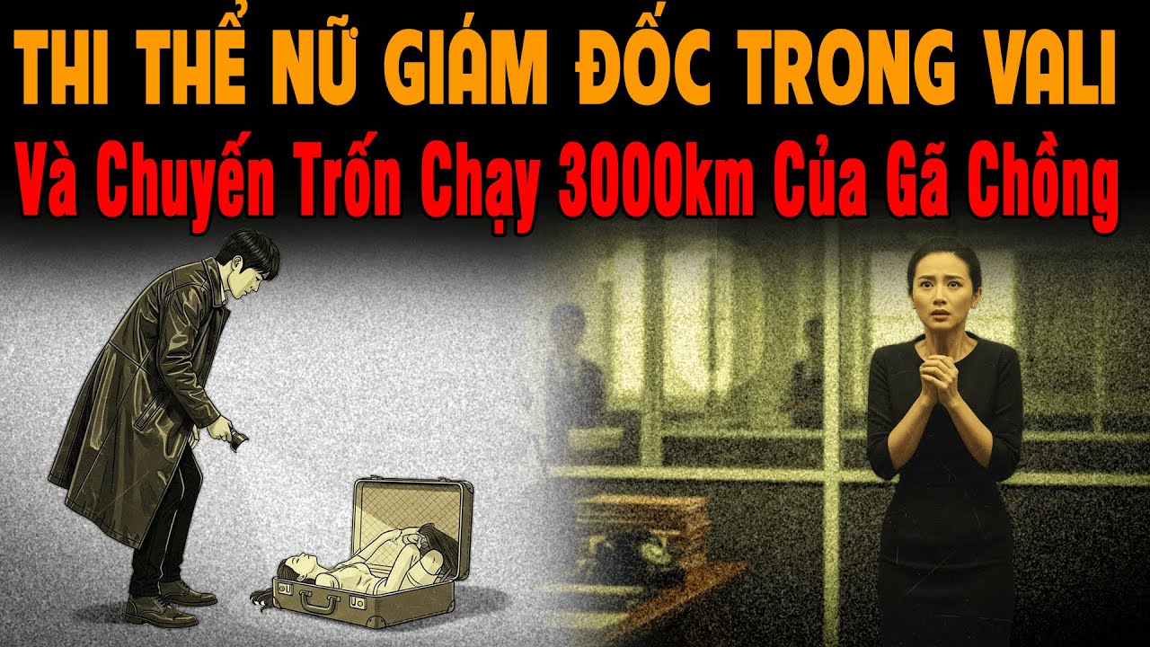 🔔 Kỳ Án Trung Quốc THI THỂ NỮ GIÁM ĐỐC TRONG VALI Và Chuyến Đi Trốn Chạy 3000km Của Gã Chồng