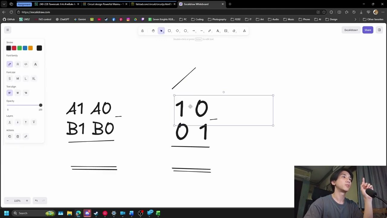 (240-228 DIGITAL) วงจร 2-bit Full Subtractor Assignment 6710110151