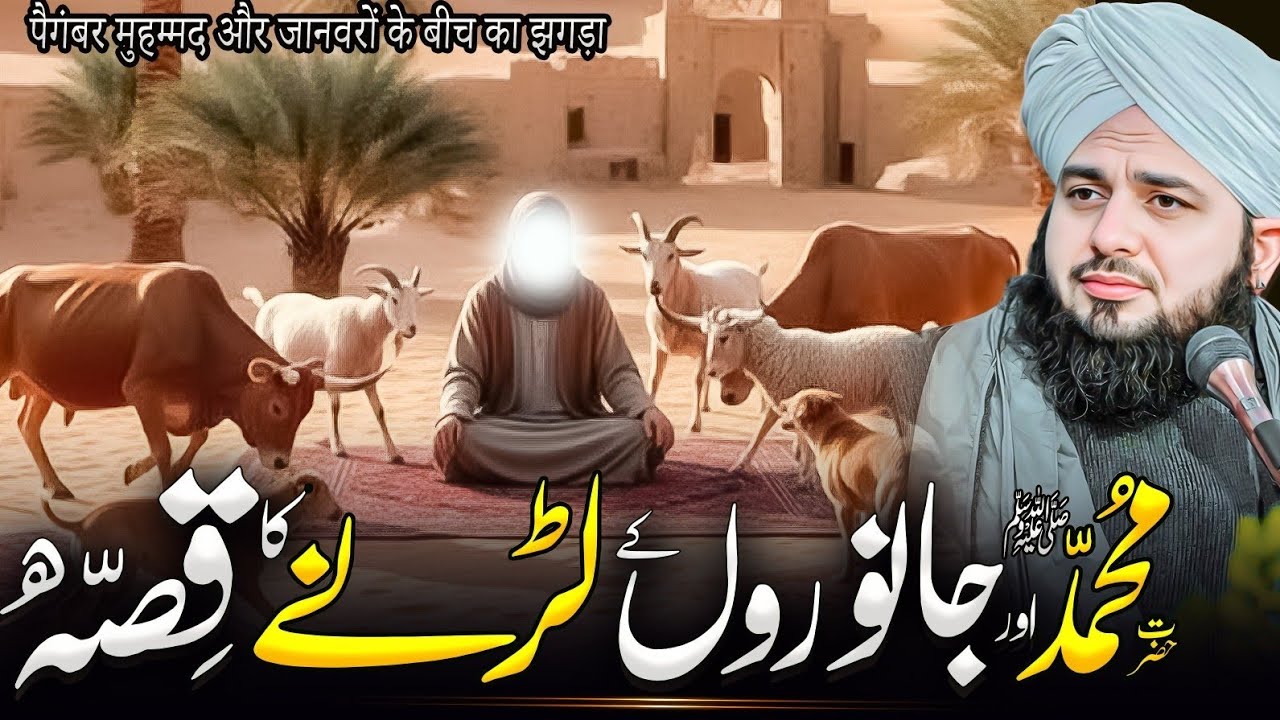 Hazrat Muhammad ﷺ aur Janwaron ke Larnay Ka Waqia | Ajmal Raza Qadri | Peer Ajmal Raza Qadri Bayan