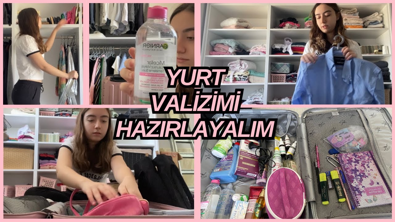 YURT & ÜNİVERSİTE VALİZİMİ BERABER HAZIRLAYALIM/ VALİZİME NELER KOYDUM/ TAVSİYELER