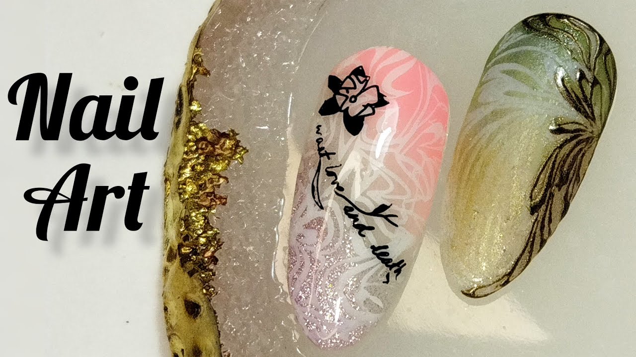 Stemping. Nail design ideas 2023./Стемпинг. Идеи дизайна ногтей 2023.