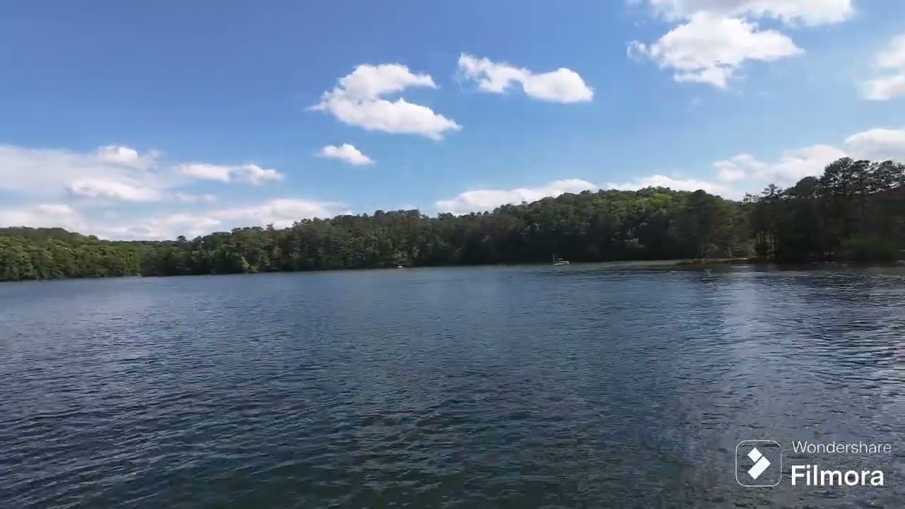 Arieal footage of Lake McKaskey