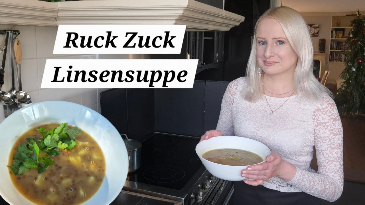 Vegan | Ruck Zuck Linsensuppe | 20 Minuten Blitzrezept