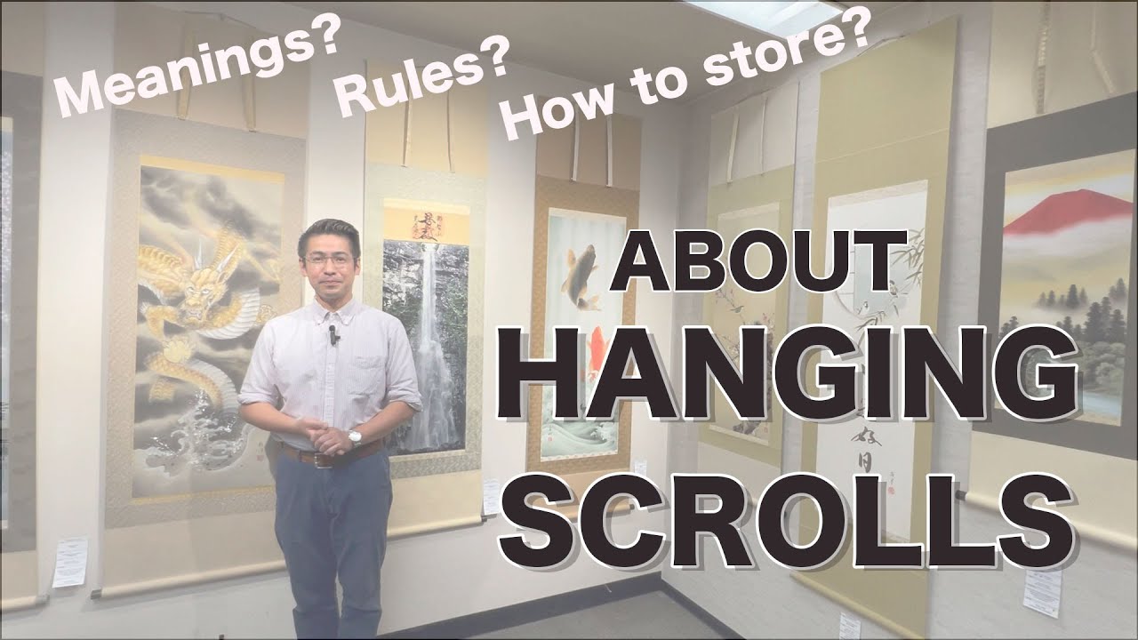 About Hanging scrolls