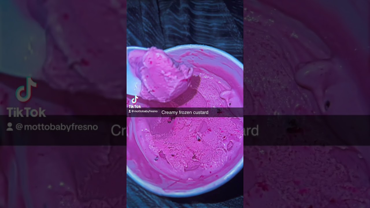 Ufffff this is so fnnn good. Try it once. Creamy rich frozen custard. Blackberry Custard. #musttry