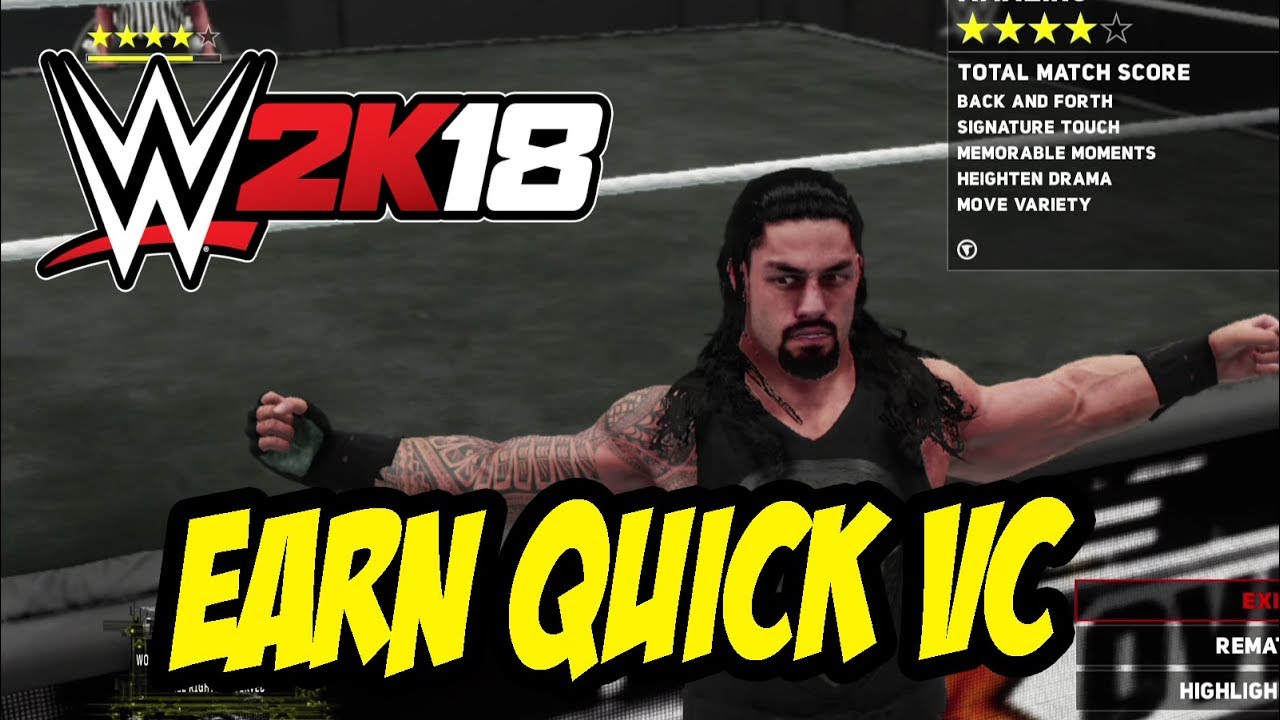 WWE 2K18 - How to Earn Quick VC / Loot Crates 🎁