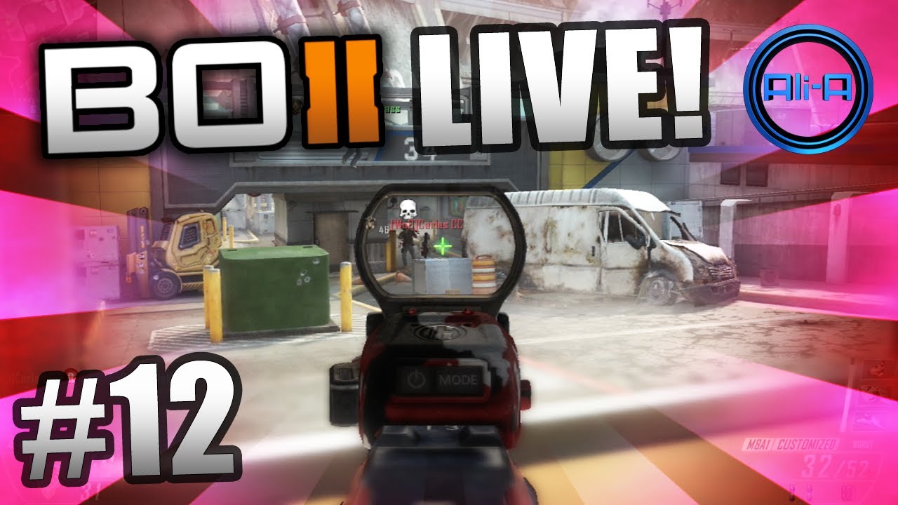 "THAT WAS CLOSE!" - BO2 LIVE w/ Ali-A #12 - Black Ops 2 Multiplayer Gameplay