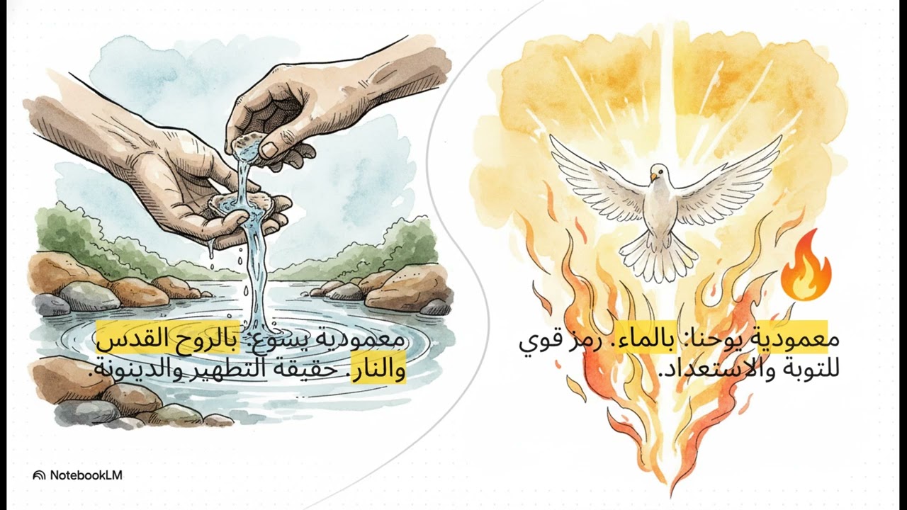 سر معمودية المسيح وظهور الثالوث في إنجيل متى 3 | شرح مبسط وعميق من الكتاب المقدس