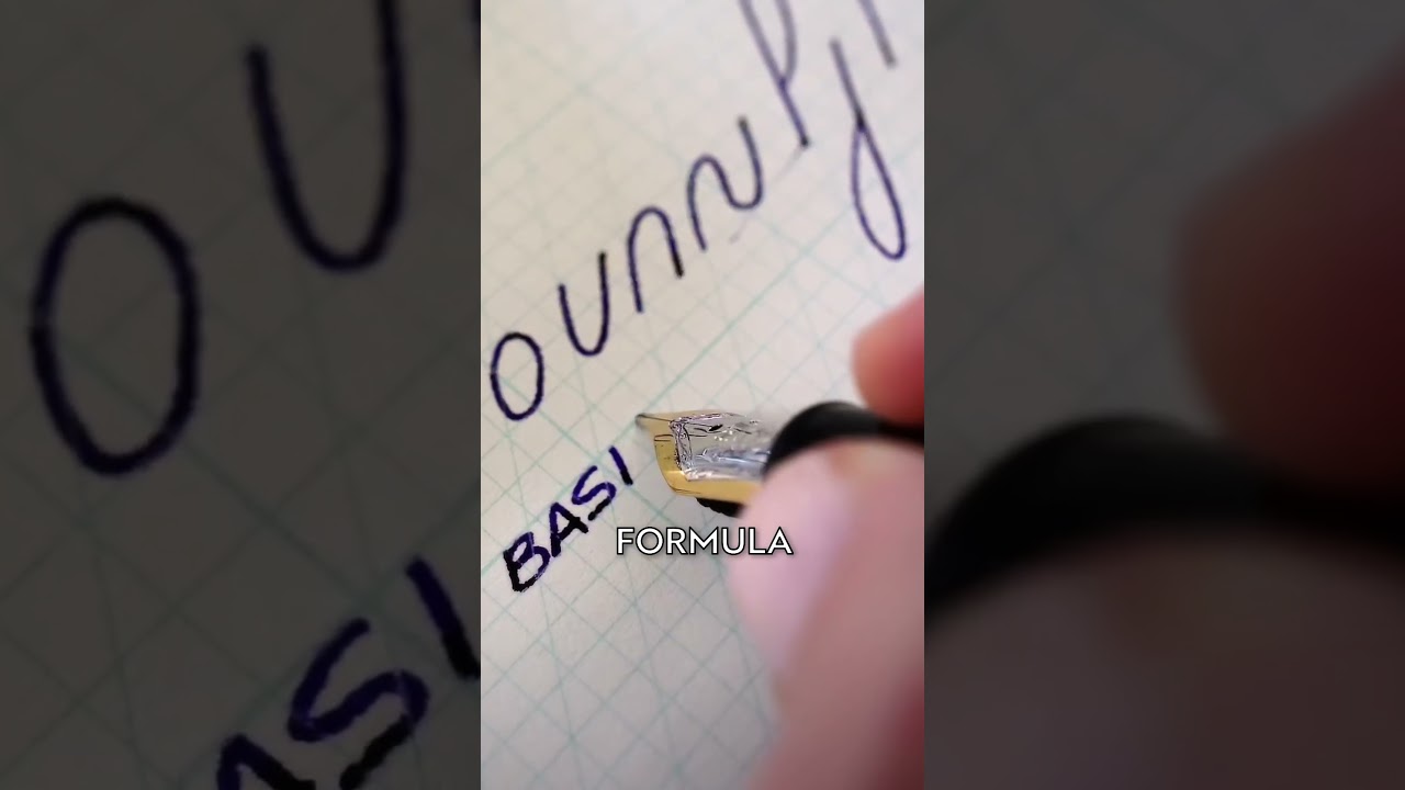 These 3 basic strokes are essential, just like our Meisterst&uuml;ck!