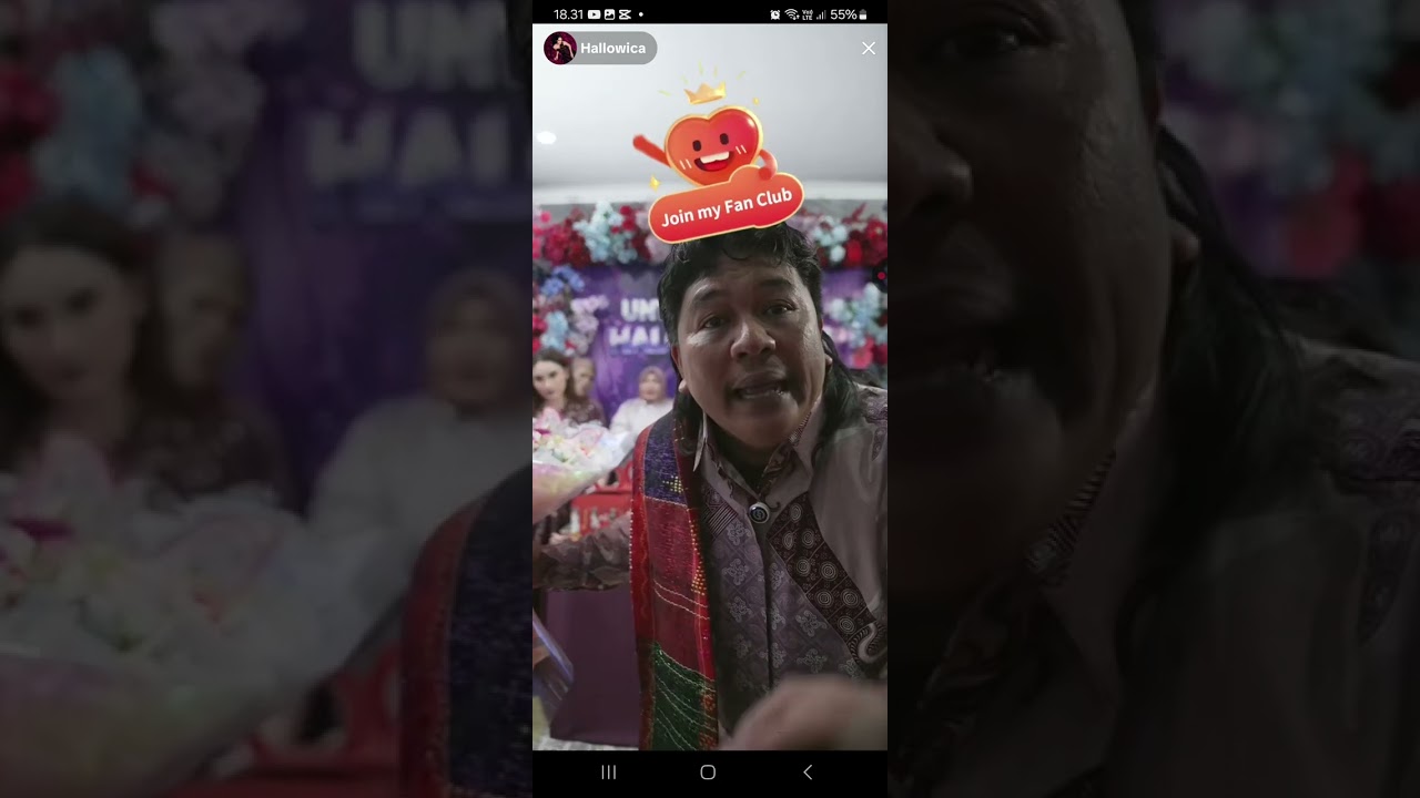 RESEPSI NYA ZAHBYA INI MAH 😅😅