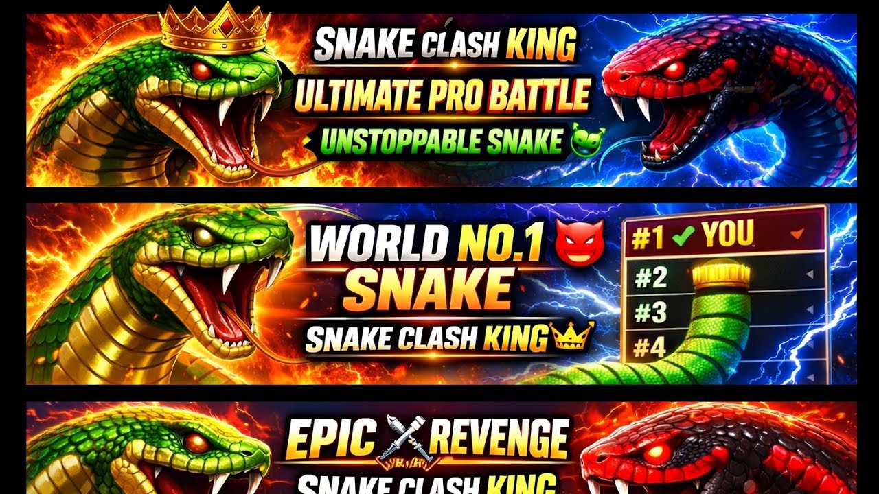 SNAKE CLASH KING 👑ULTIMATE PRO BATTLE 🔥UNSTOPPABLE SNAKE 🐍#youtubeshorts #gamingshorts 