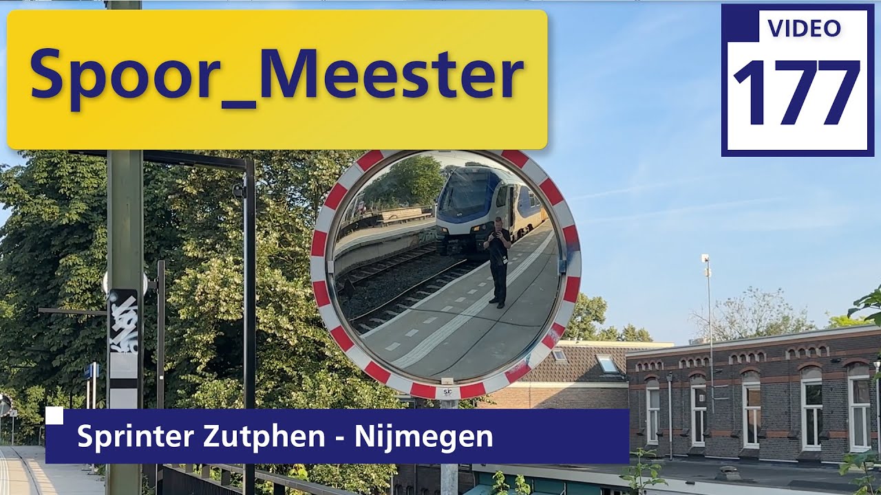 (4K) #Railway #Cabview #train | Rij mee met de #machinist in de sprinter Zutphen naar Nijmegen (177)