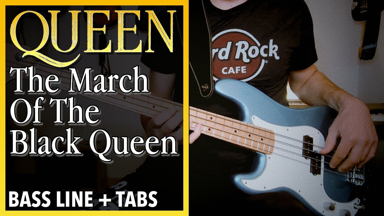 Queen - The March Of The Black Queen /// BASS LINE [Play Along Tabs]