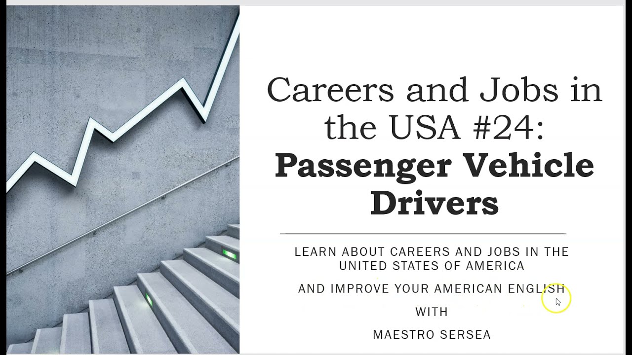 Passenger Vehicle Drivers: Careers and Jobs in the USA #24