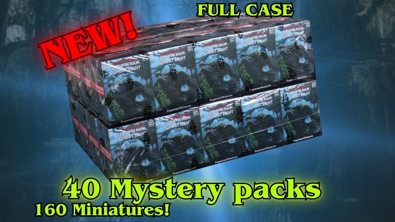 NEW D&D Icons of the Realms - Ghost Light Full Case of Mystery packs!!!