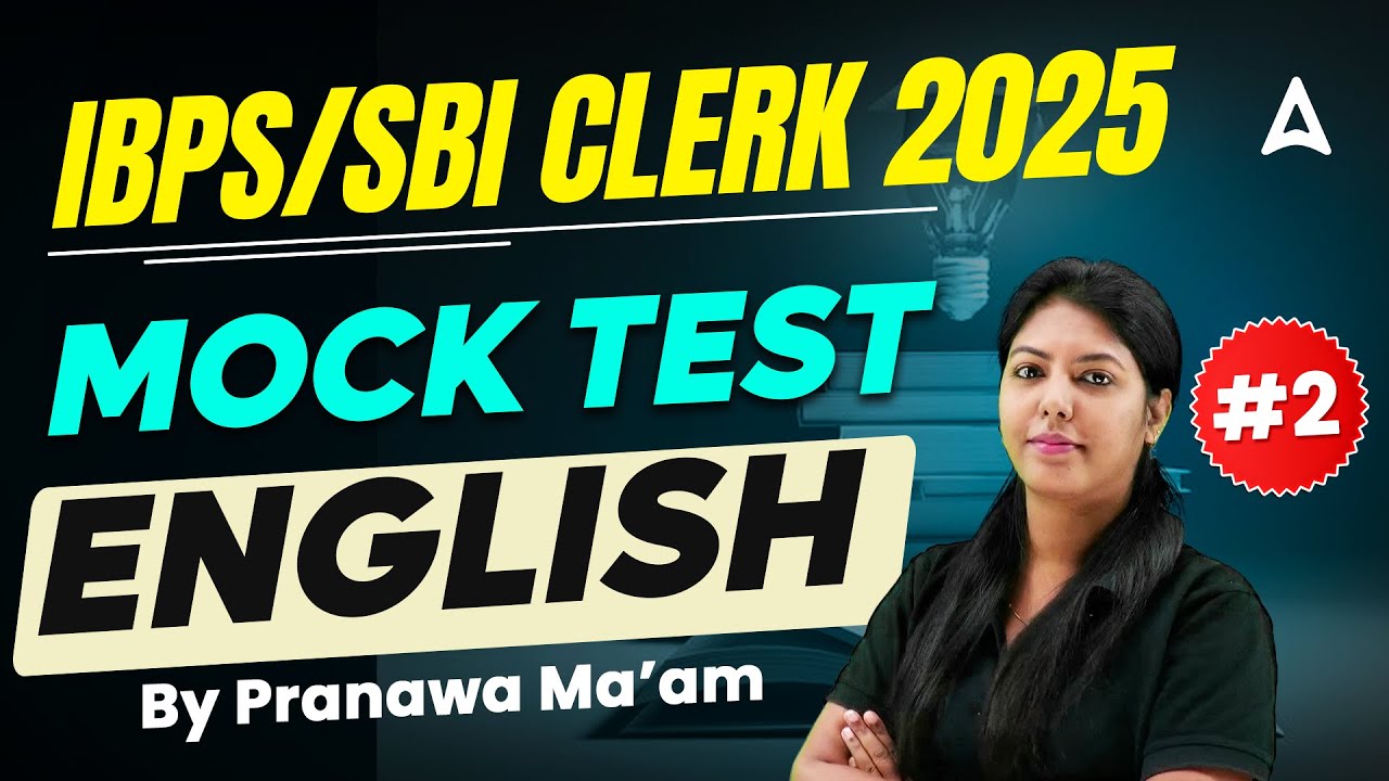 IBPS, SBI Clerk English Mock Test -2 | SBI/IBPS Clerk English Classes 2025 in Tamil | By Pranawa Mam